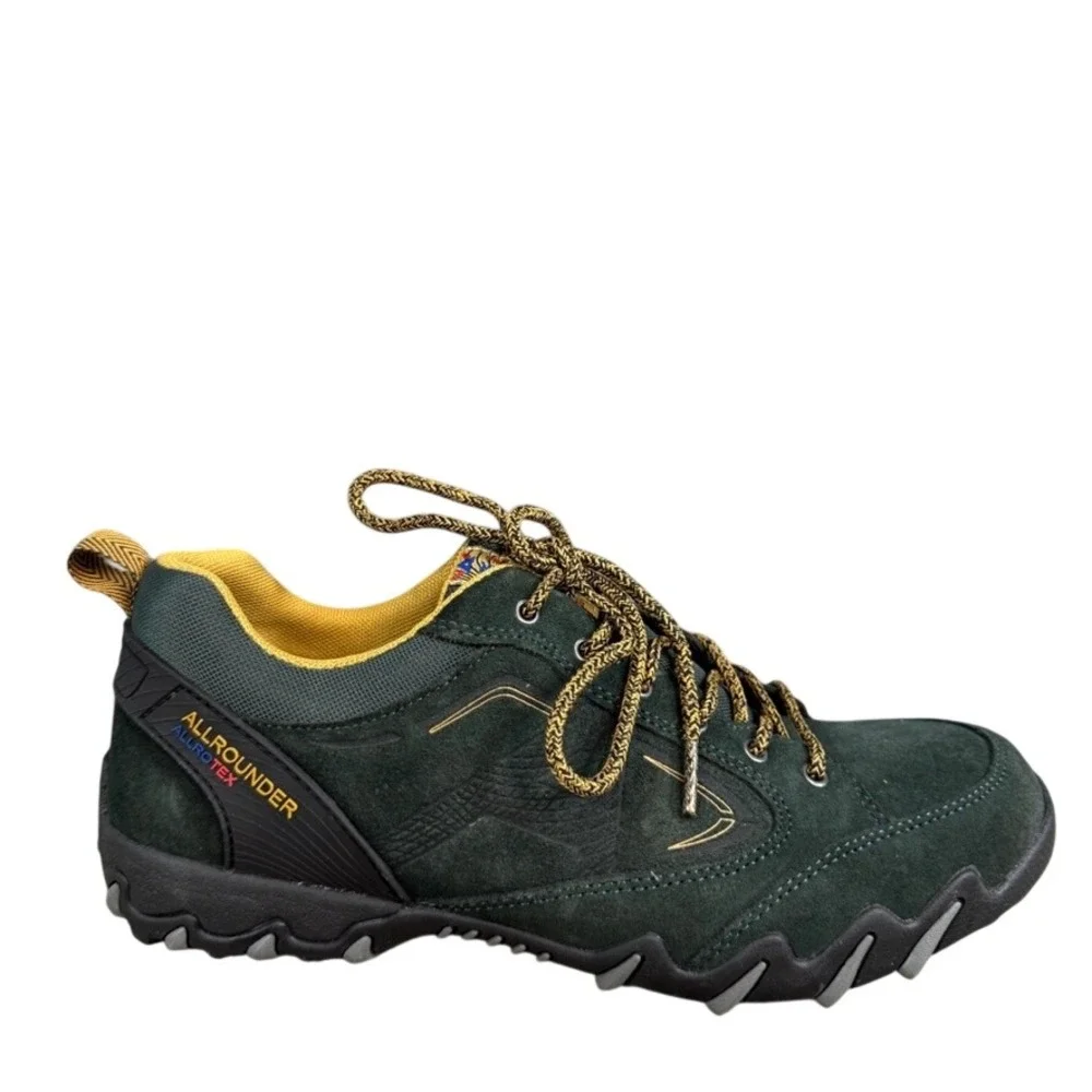 Allrounder by Mephisto Allro-Tex Green Suede Hiking Shoes Womens Size 10